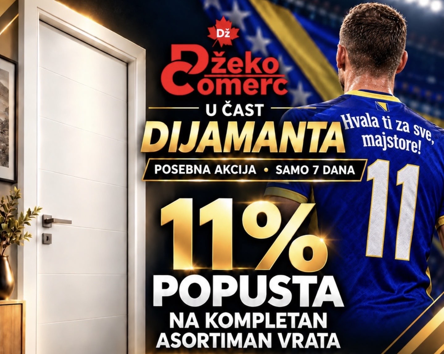 Džeko Comerc pripremio posebnu akciju povodom Džekinog oproštaja!