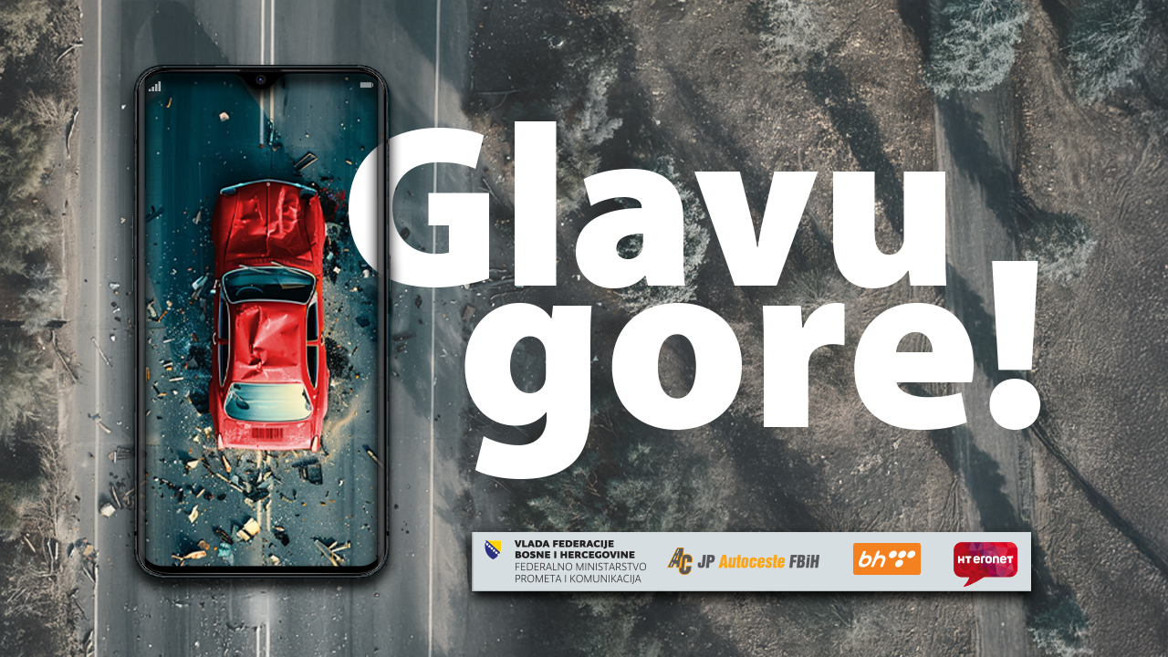 Jedan pogled na mobitel može biti koban: Počinje kampanja „Glavu gore!“