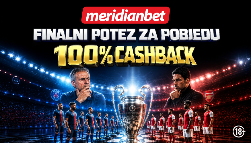 Finale Lige šampiona bez rizika: Spektakl u Budimpešti dolazi uz 100% cashback u Meridianu