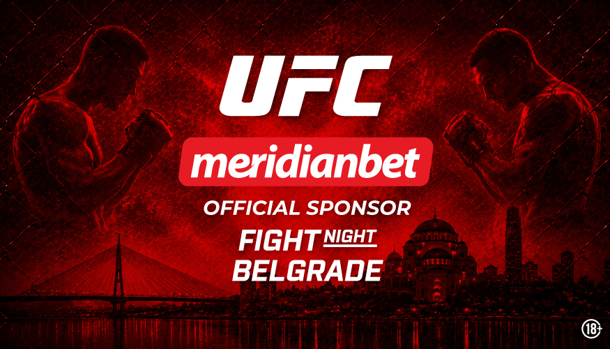 Meridianbet zvanični sponzor UFC Fight Night Belgrade