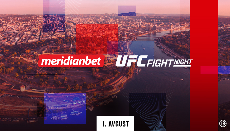 Meridianbet zvanični sponzor UFC Fight Night Belgrade