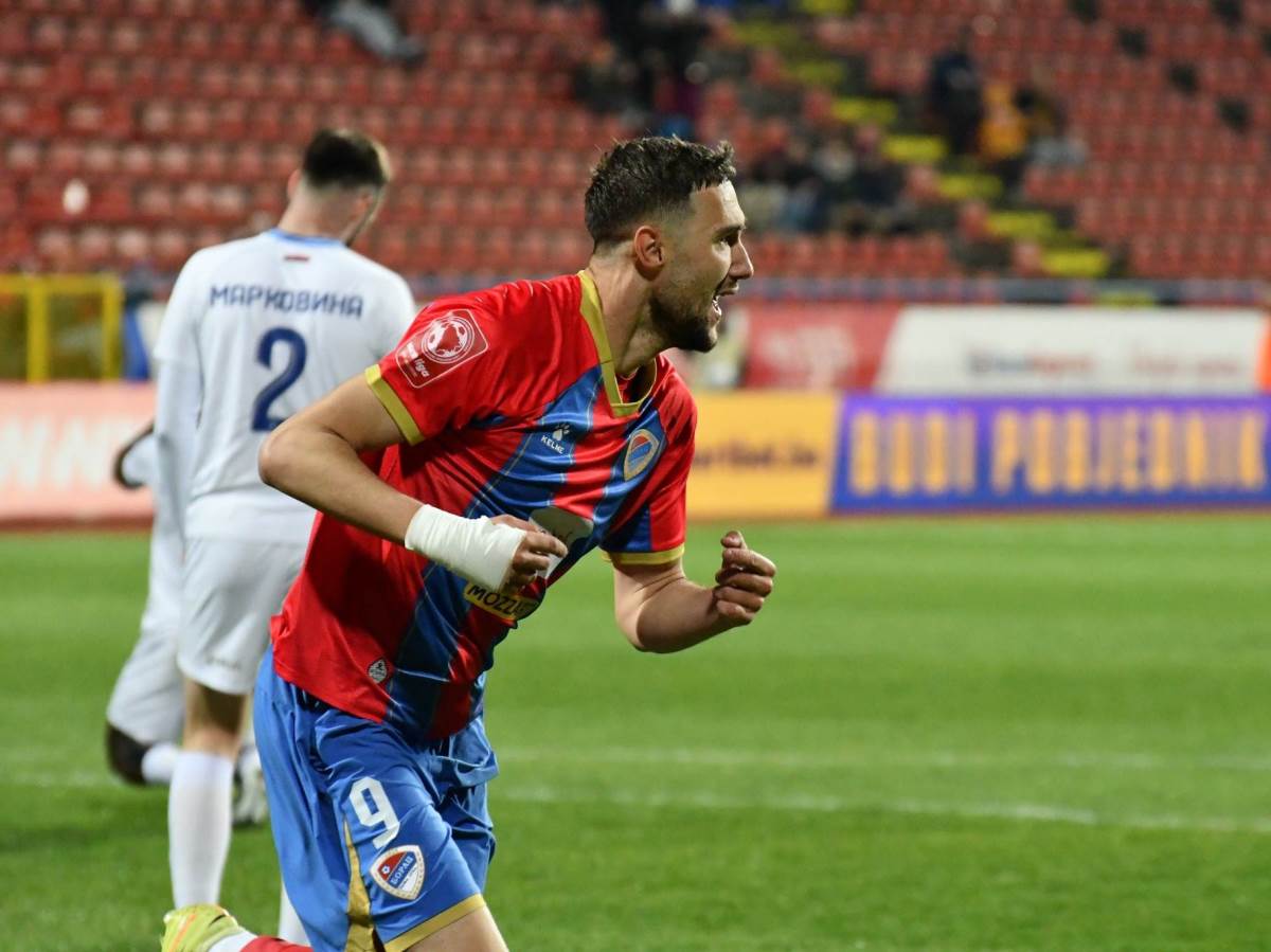Statistika ne laže: Napadač Borca Karlo Perić postiže pogodak svakih 76 minuta