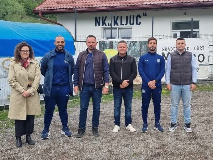 Predstavnici Inter Milana i Ambasade Italije danas su posjetili NK Ključ!
